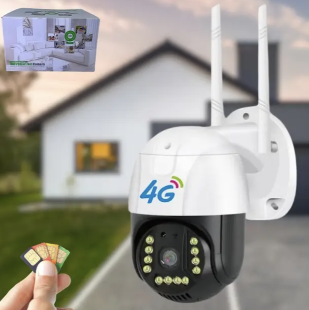 Камера наружного видеонаблюдения 4G Sim V380 PRO - изображение 7