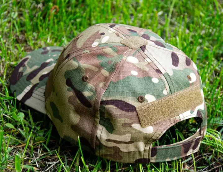 Военная тактическая бейсболка (кепка) One Size с регулировкой размера и липучкой под шеврон Мультикам - изображение 7