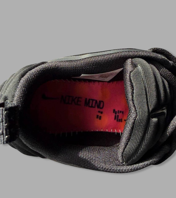 Чоловічі кросівки з вишивкою Nike Mind 002 чорні 38 - Фото 7 Чоловічі кросівки з вишивкою Nike Mind 002 чорні 38 - зображення 7