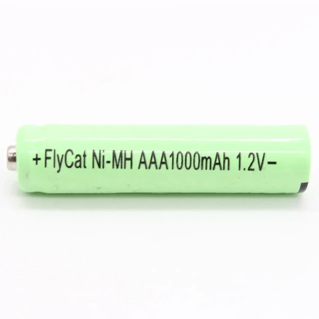 Аккумулятор FlyCat AAA 1000mAh 1.2V Ni-MH микро пальчиковый аккумулятор 10443 - Фото 3 Аккумулятор FlyCat AAA 1000mAh 1.2V Ni-MH микро пальчиковый аккумулятор 10443 - изображение 3