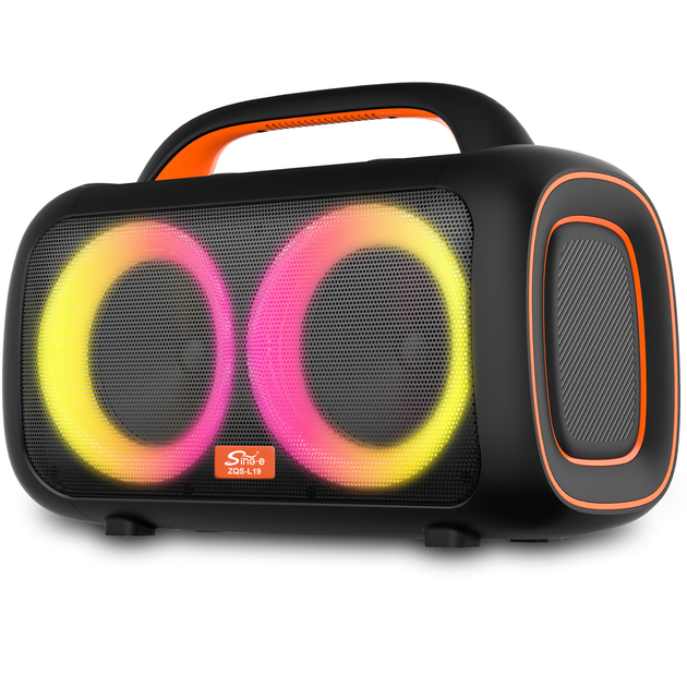 Колонка с микрофонами Sing-e ZQS-L19 караоке колонка портативная Bluetooth колонка 60W беспроводная колонка с микрофонами - изображение 4