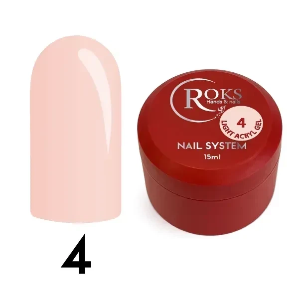 Рідкий гель Roks Light Acrygel №4 15 мл - зображення 2