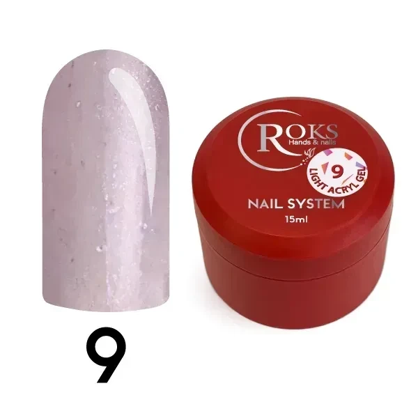 Жидкий гель Roks Light Acrygel №9 15 мл - Фото 2 Жидкий гель Roks Light Acrygel №9 15 мл - зображення 2