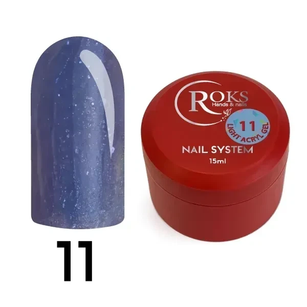 Рідкий гель Roks Light Acrygel №11 15 мл - Фото 2 Рідкий гель Roks Light Acrygel №11 15 мл - зображення 2