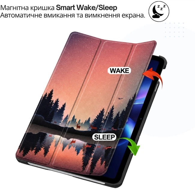 Чехол для планшета BeCover Smart Case для Xiaomi Redmi Pad 2 SE (2026) 9.7" Dusk (BC_715833) - изображение 6