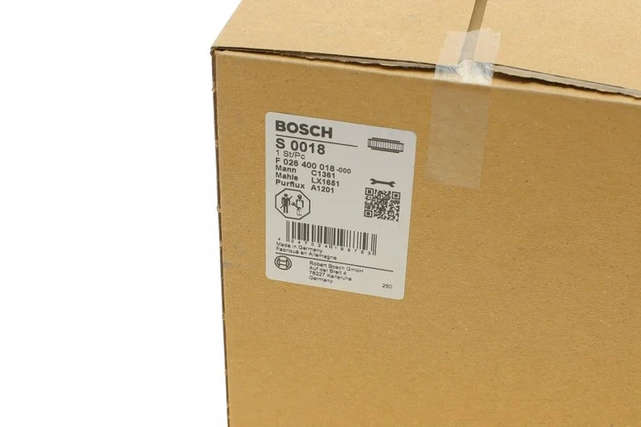 Повітряний фільтр BOSCH F 026 400 018 BMW X1, 1 Series, 3 Series 13717532754 - изображение 5