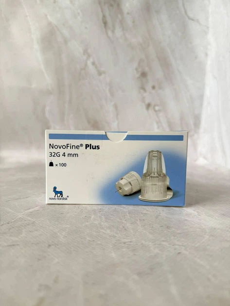 Иглы для инсулиновых шприц-ручек 4 мм - NovoFine Plus 32G ( новофейн плюс ) 100 шт - изображение 2