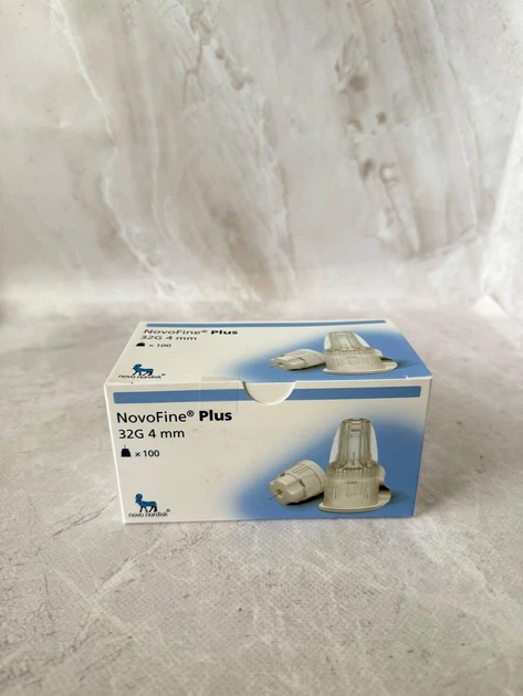 Иглы для инсулиновых шприц-ручек 4 мм - NovoFine Plus 32G ( новофейн плюс ) 100 шт - изображение 8