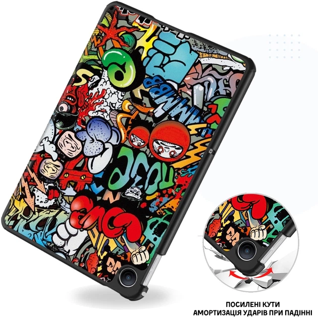 Чехол для планшета BeCover Smart Case для Xiaomi Redmi Pad 2 SE (2026) 9.7" Graffiti (BC_715835) - изображение 5