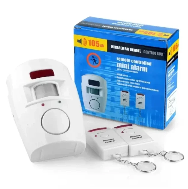 Автономная сигнализация Sensor Alarm YL-105 с датчиком движения, сирена 105 дБ, 2 пульта, для дома, дачи, гаража - Фото 6 Автономная сигнализация Sensor Alarm YL-105 с датчиком движения, сирена 105 дБ, 2 пульта, для дома, дачи, гаража - изображение 6