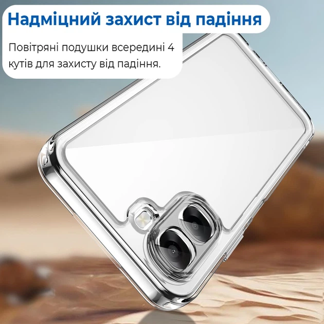 Силиконовый чехол Space OPPO A6 (прозрачный) (44738) - Фото 3 Силиконовый чехол Space OPPO A6 (прозрачный) (44738) - изображение 3