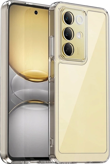 Силиконовый чехол Space Realme C85 Pro (прозрачный) (44742) - Фото 1 Силиконовый чехол Space Realme C85 Pro (прозрачный) (44742) - изображение 1