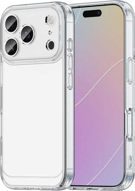 Силиконовый чехол Space iPhone 17 Pro (прозрачный) (44734) - Фото 1 Силиконовый чехол Space iPhone 17 Pro (прозрачный) (44734) - изображение 1