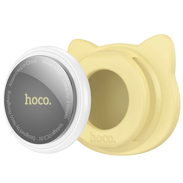 Поисковой трекер брелок Hoco E91D Tiger Smart Anti-Lost Device (Cat Collar Type) Biege - изображение 3