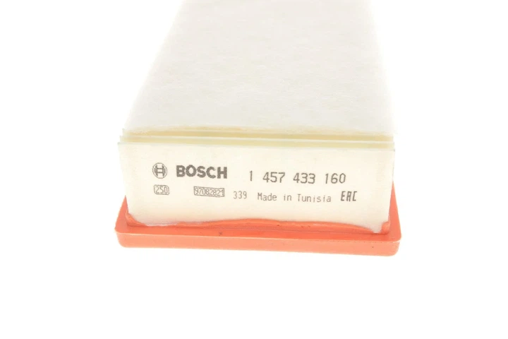Повітряний фільтр BOSCH 1 457 433 160 Citroen Xsara, Berlingo, C2, C4, C3; Peugeot 3008, 5008, 206, 307, 308, Partner, 207; Suzuki SX4, Liana J1328040, 1444X5, 1378073J00 - изображение 2
