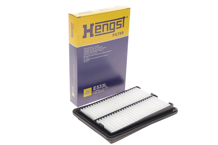 Повітряний фільтр HENGST FILTER E533L Nissan X-Trail, Qashqai; Renault Kadjar 165464BA1J, 165464BA1A, 165464BC1A - изображение 2