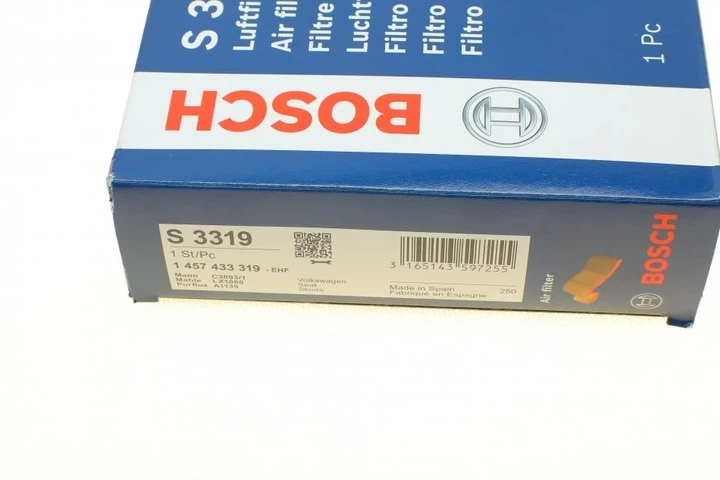 Повітряний фільтр BOSCH 1 457 433 319 Seat Cordoba, Ibiza; Skoda Roomster, Fabia; Volkswagen Polo 03E129620, 8275 - изображение 5