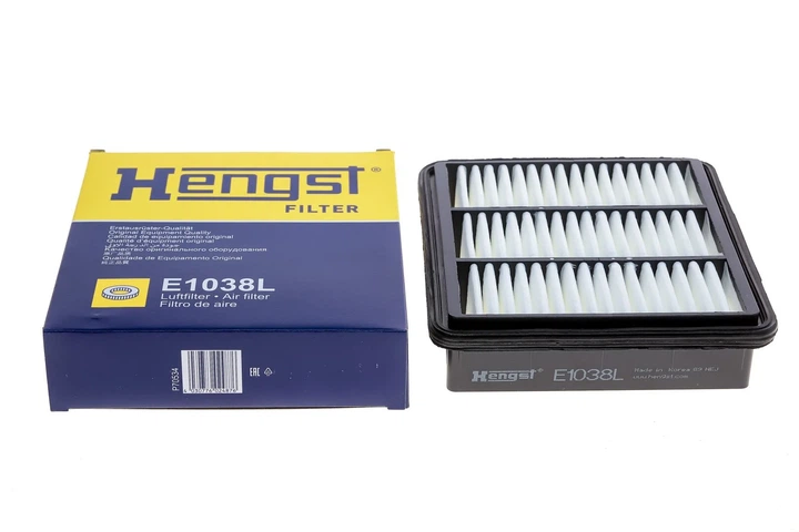 Фільтр повітряний HENGST FILTER E1038L KIA Pro Ceed, Cerato, Ceed; Hyundai I30, Elantra 281132H000, S281132H000, 281130Q000 - зображення 4