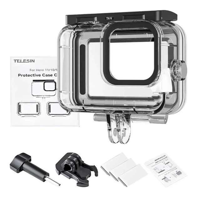 Корпус водонепроникний Telesin для GoPro Hero 9-12 45m (GP-WTP-905) - зображення 7