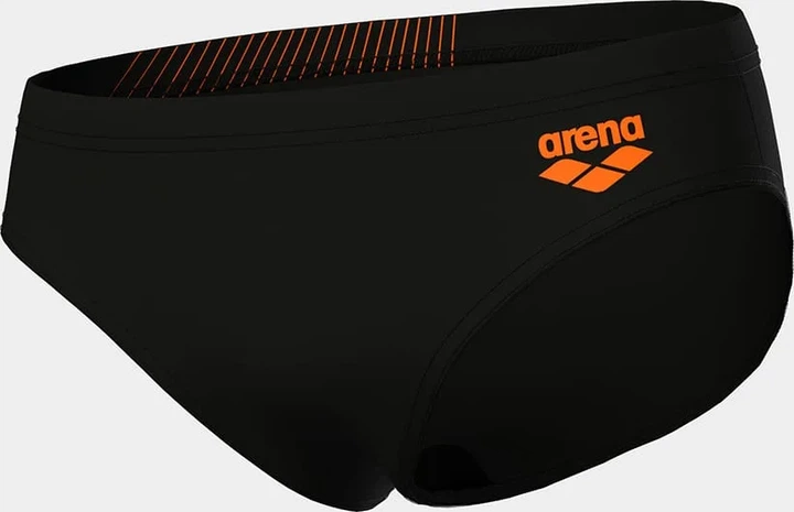 Плавки Arena 100% полиэстер 128 см черный оранжевый - изображение 6