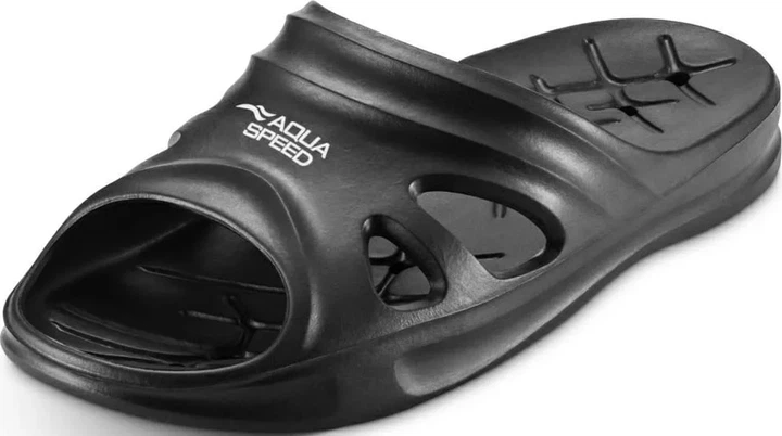 Шлепанцы Aqua Speed EVA 43 черные мужские - изображение 4