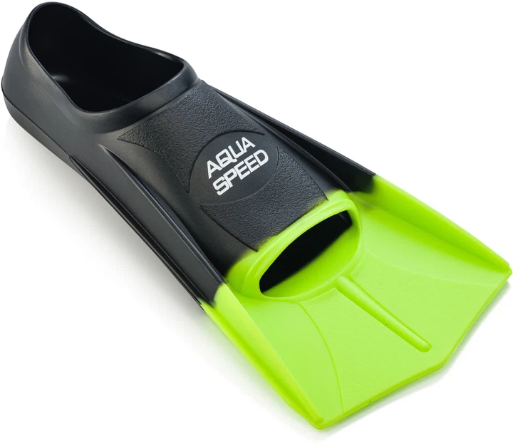 Ласты Aqua Speed силиконовые 33-34 черные зеленые унисекс - Фото 4 Ласты Aqua Speed силиконовые 33-34 черные зеленые унисекс - изображение 4