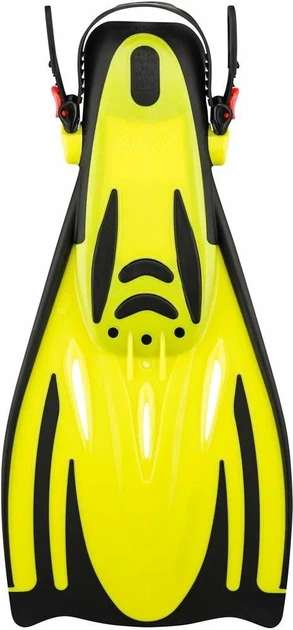 Ласты Aqua Speed резиновые 38-41 черные желтые унисекс - изображение 2