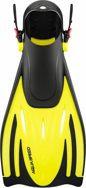 Ласты Aqua Speed резиновые 38-41 черные желтые унисекс - изображение 8