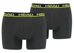 Трусы-боксеры Head хлопок L графитовый жёлтый 2 шт - Фото 4 Трусы-боксеры Head хлопок L графитовый жёлтый 2 шт - изображение 4