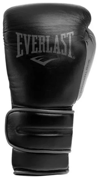 Боксерские перчатки Everlast натуральная кожа 16 унций черные унисекс - Фото 2 Боксерские перчатки Everlast натуральная кожа 16 унций черные унисекс - изображение 2