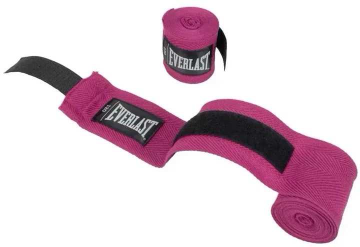 Бинти Everlast нейлоновые 120 см розовые унисекс - изображение 3