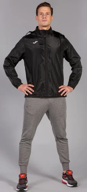 Ветровка Joma 100% полиэстер L черная мужская - Фото 4 Ветровка Joma 100% полиэстер L черная мужская - изображение 4