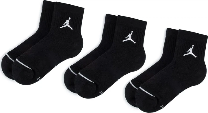 Шкарпетки NIKE полiестер 34-38 чорний 3 пари - зображення 4