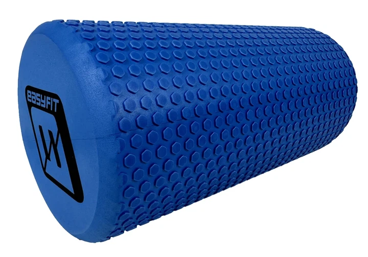 Массажный ролик EasyFit Foam Roller 30 см синий - Фото 3 Массажный ролик EasyFit Foam Roller 30 см синий - изображение 3