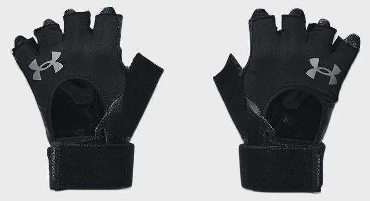 Рукавички Under Armour кожа M черные - Фото 1 Рукавички Under Armour кожа M черные - изображение 1