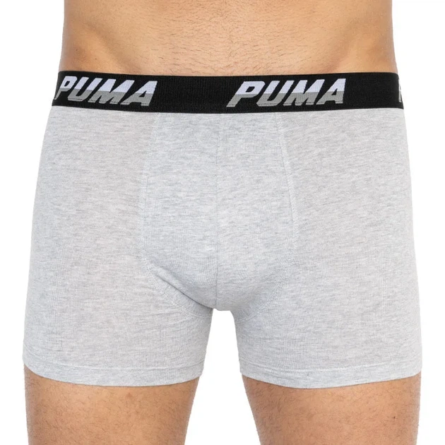 Труси-боксери Puma 95% бавовна S сірий білий чорний 2 пари - Фото 4 Труси-боксери Puma 95% бавовна S сірий білий чорний 2 пари - зображення 4