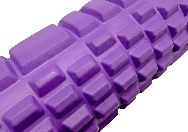 Массажный ролик EasyFit EVA 33 см Фиолетовый - изображение 2