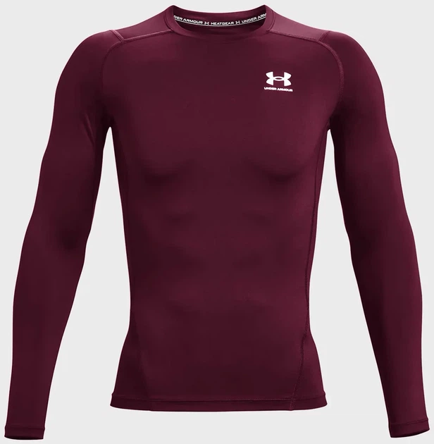 Лонгслив Under Armour 84% Полиэстер 16% Эластан XL Бордовый - Фото 5 Лонгслив Under Armour 84% Полиэстер 16% Эластан XL Бордовый - изображение 5