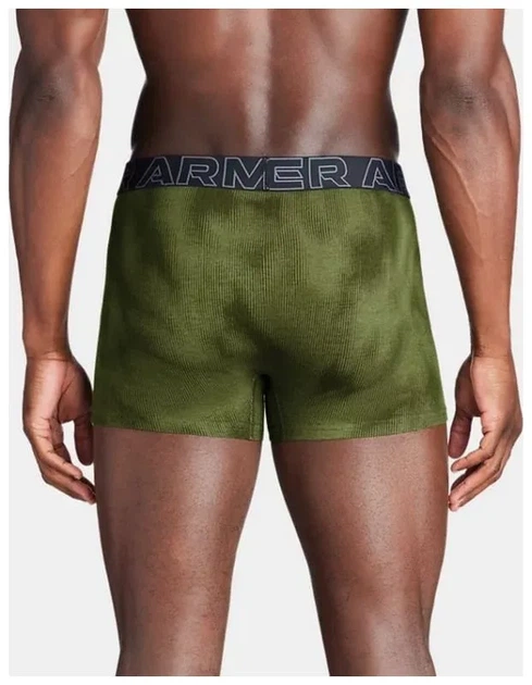 Трусы Under Armour хлопок M зеленый серый черный 3 шт - Фото 3 Трусы Under Armour хлопок M зеленый серый черный 3 шт - изображение 3