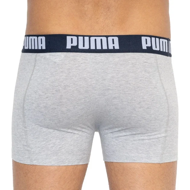 Труси-боксери Puma бавовна L синій сірий 2 пари - зображення 3