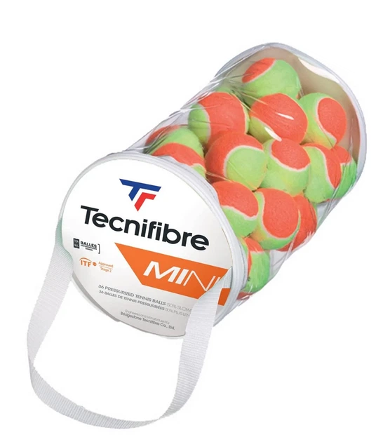М'ячі для тенісу Tecnifibre гума 36 balls жовтий помар - Фото 1 М'ячі для тенісу Tecnifibre гума 36 balls жовтий помар - зображення 1