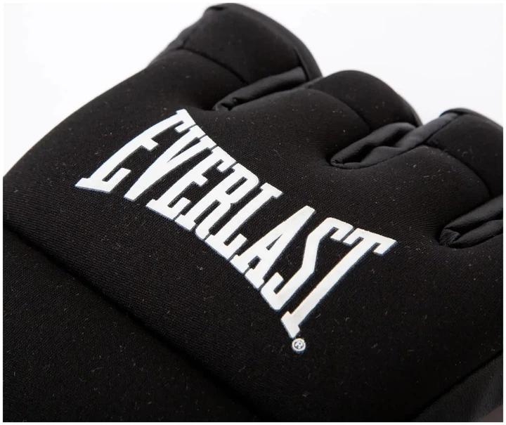 Перчатки Everlast синтетическая кожа L/XL черные унисекс для кикбоксинга - Фото 3 Перчатки Everlast синтетическая кожа L/XL черные унисекс для кикбоксинга - изображение 3