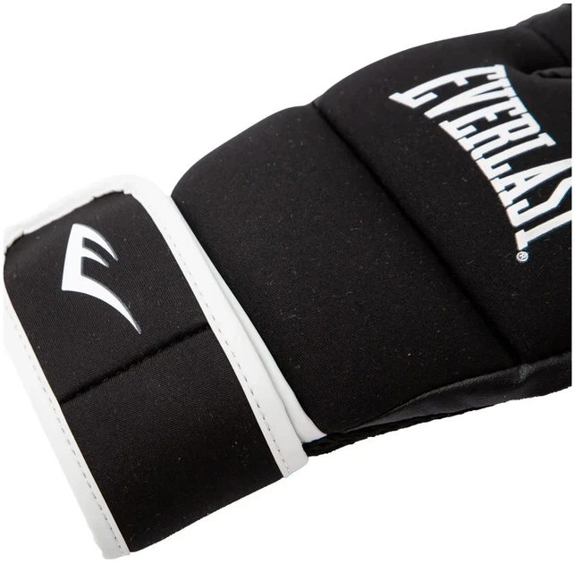Перчатки Everlast синтетическая кожа L/XL черные унисекс для кикбоксинга - Фото 4 Перчатки Everlast синтетическая кожа L/XL черные унисекс для кикбоксинга - изображение 4