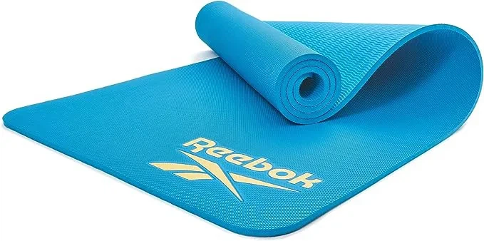 Коврик Reebok ПВХ 176х61х0 8 см голубой для тренировок бег и фитнеса - Фото 1 Коврик Reebok ПВХ 176х61х0 8 см голубой для тренировок бег и фитнеса - изображение 1
