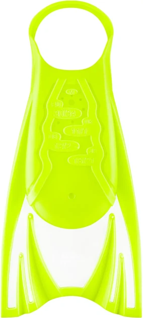 Ласты AQUA SPEED резиновые 25-29 флуоресцентный желтый - изображение 4