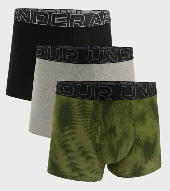 Трусы Under Armour хлопок M оливковый 3 шт - Фото 1 Трусы Under Armour хлопок M оливковый 3 шт - изображение 1
