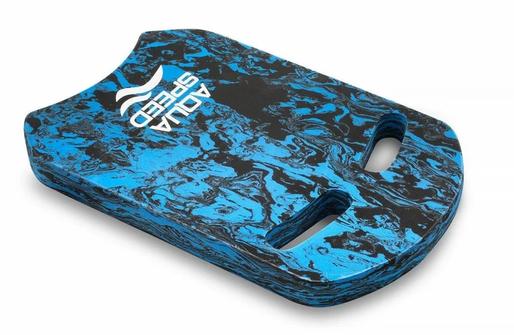 Доска для плавания AQUA SPEED EVA 43х28х3 6 см синяя черная - Фото 2 Доска для плавания AQUA SPEED EVA 43х28х3 6 см синяя черная - изображение 2