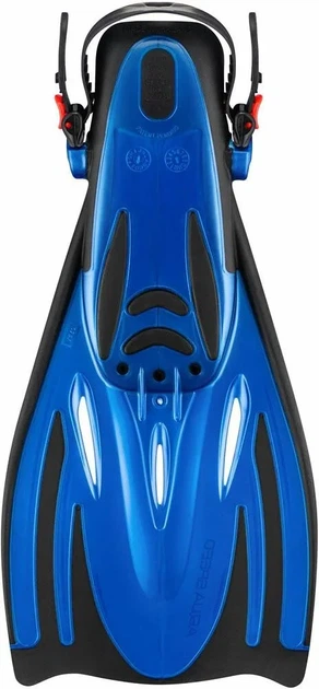 Ласты Aqua Speed резиновые унисекс 38-41 черные синие - изображение 2
