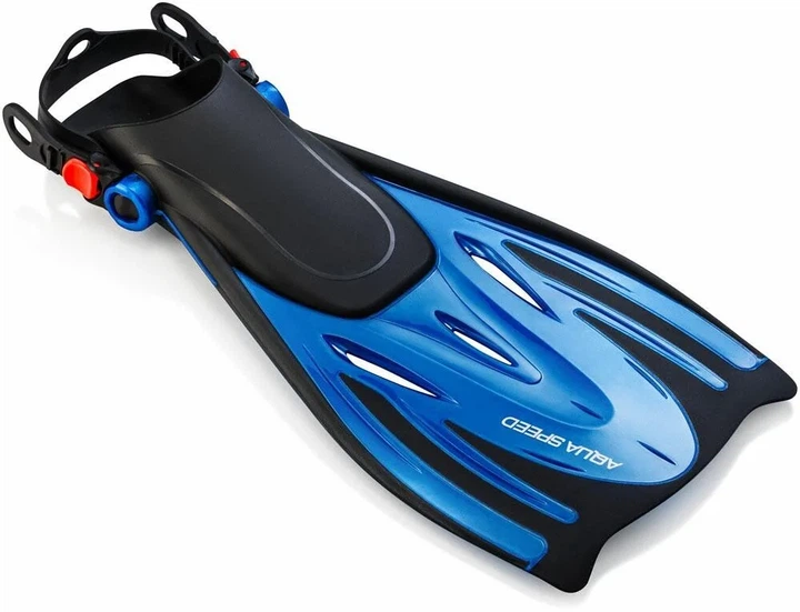 Ласты Aqua Speed резиновые унисекс 38-41 черные синие - изображение 7