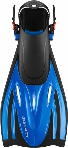 Ласты Aqua Speed резиновые унисекс 38-41 черные синие - изображение 8
